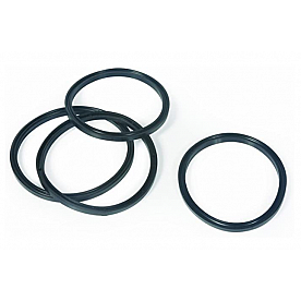 Camco Sewer Hose Connector Gasket - Package of Two Elbow and Two Bayonet Gaskets - 39834