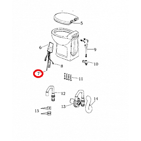 Protect All 5' Thetford Toilet Power Pigtail - 36512