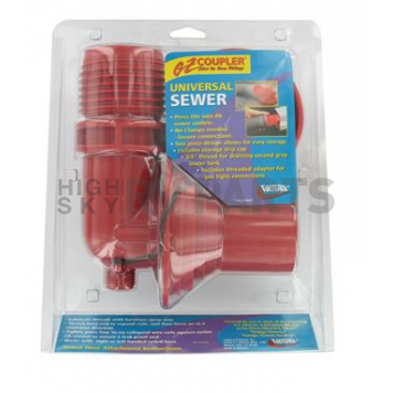 Valterra EZ Coupler 90 Degree Sewer Adapter & Thread Attachment - F02-3305VP-1