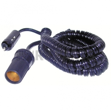 Prime Products 15' Cigarette Lighter Extension Cord, 18 Ga. 5 Amp Black 08-0918 -2
