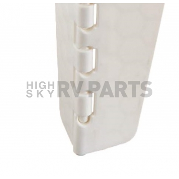 B&R Plastics Step Stool - Folding Neat Seat 15" White  152-6WH-3