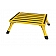 Extra Large Aluminum Step Stool With Adjustable Leg 16″ x 24″ - Yellow XL-08C-Y 