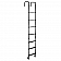 Universal Ladder Rear Door 7 Steps Black - LA-401BA