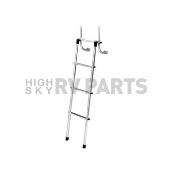 Universal Aluminum Ladder Use With Rear RV Ladder 4 Step Extension-1