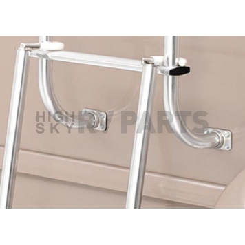 Universal Aluminum Ladder Use With Rear RV Ladder 4 Step Extension-2