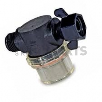 SHURflo Fresh Water Pump Strainer 1/2 inch NPSM Inlet x 1/2 inch Female Swivel Outlet 255-315 -4