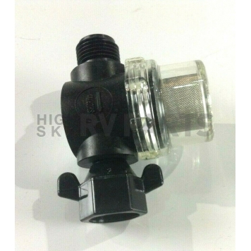 SHURflo Fresh Water Pump Strainer 1/2 inch NPSM Inlet x 1/2 inch Female Swivel Outlet 255-315 -1