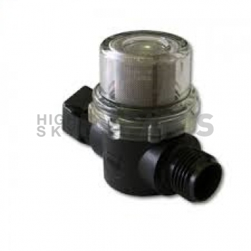 SHURflo Fresh Water Pump Strainer 1/2 inch NPSM Inlet x 1/2 inch Female Swivel Outlet 255-315 -2
