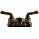 Dura Faucet Classical Series 2 Teapot Handle Bronze Plastic for Lavatory DF-PL700C-ORB