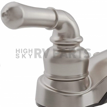 Dura Faucet Classical Series 2 Teapot Handle Silver Plastic for Lavatory DF-PL700C-SN-6