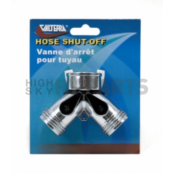 Fresh Water Double Hose Connector Metal with Shut off Valves-5