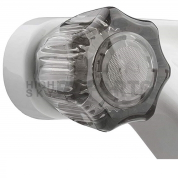 Dura Faucet 2 Handle White Plastic for Lavatory DF-SA110S-WT-1