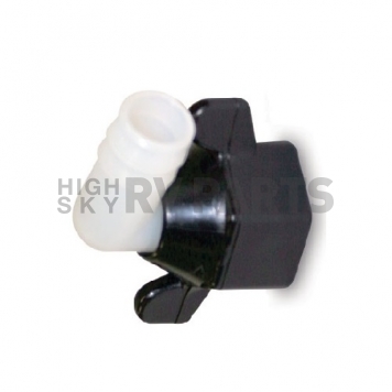 SHURflo Fresh Water Hose End Fitting 1/2 inch-14 FNPT Inlet x 5/8 inch Barb Outlet Elbow 244-3936 -1
