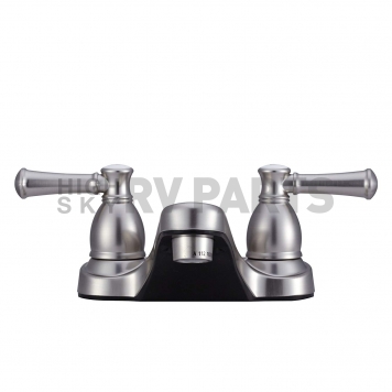 Dura Faucet Designer Series 2 Lever Handle Silver Plastic for Lavatory DF-PL700L-SN-1