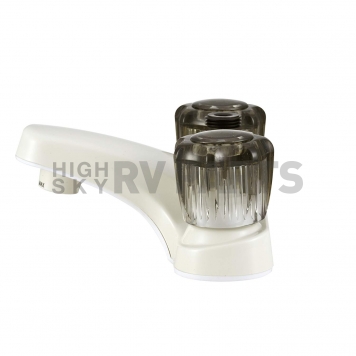 Dura Faucet 2 Handle Bisque Parchment Plastic for Lavatory DF-PL720S-BQ-3