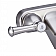 Dura Faucet Designer Series 2 Lever Handle Silver Plastic for Lavatory DF-SA110L-SN