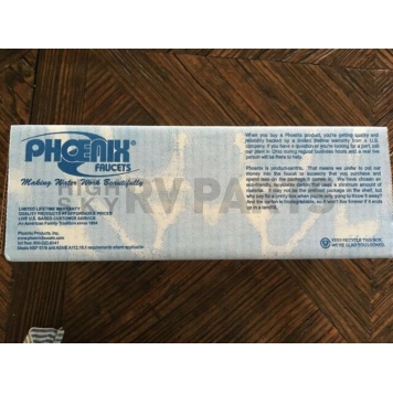 Phoenix Products Faucet 2 Handle Chrome Plastic for Kitchen PF211304-3
