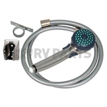 Phoenix Products Shower Head Plastic with 60 inch Vinyl Hose - PF276044-5