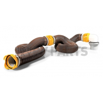 Camco Revolution Sewer Hose 20' Length - with Lug and Bayonet Fittings - 39625 -1