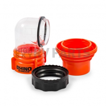 Camco RhinoFLEX Sewer Hose 4-in-1 Connector - Swivel Elbow Fitting - 39733 -15