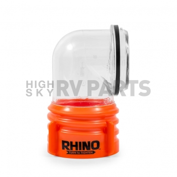 Camco RhinoFLEX Sewer Hose 4-in-1 Connector - Swivel Elbow Fitting - 39733 -14