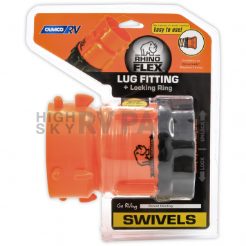 Camco RhinoFLEX Sewer Hose Swivel Lug Fitting - 39773 -6
