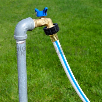 Valterra AquaFRESH Drinking Water Hose, 50', Blue-7