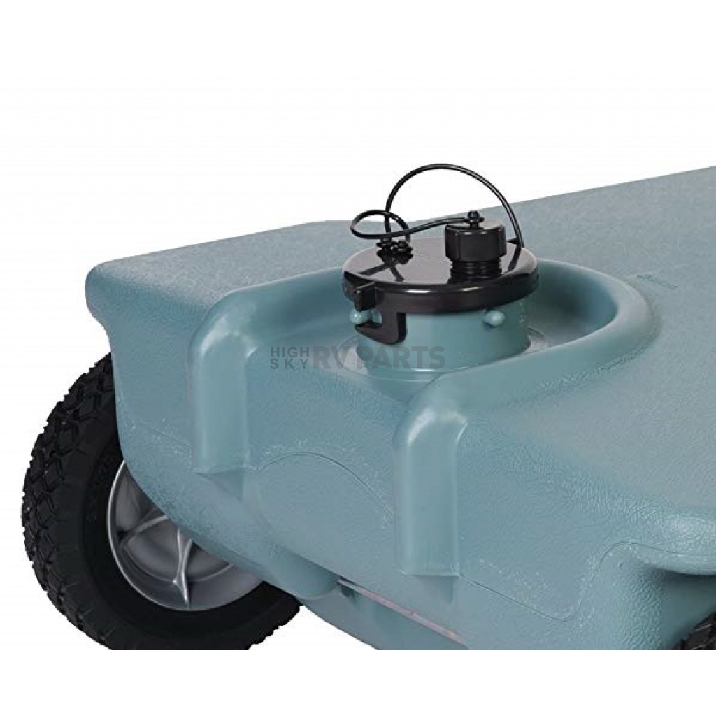21 Gallon Portable RV Waste Tank Kit Black Water Holding Tote
