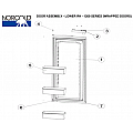 1200AC Lower Door Assy RH - Wrap