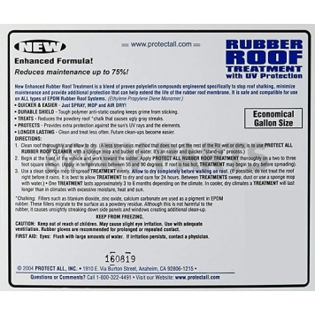 Rubber Roof Protectant Jug - 1 Gallon - 68128-1