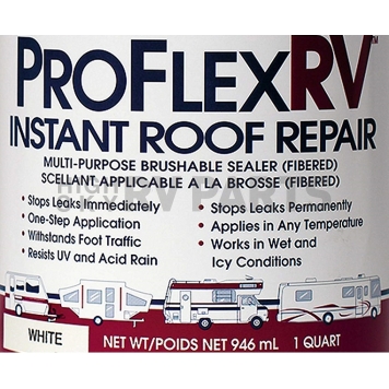 Geocel Pro Flex RV Roof Coating 1 Quart - Clear-1