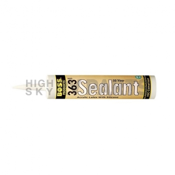 Accumetric Caulk Sealant  BOSS 363 10.1 oz. Paintable Gray-1