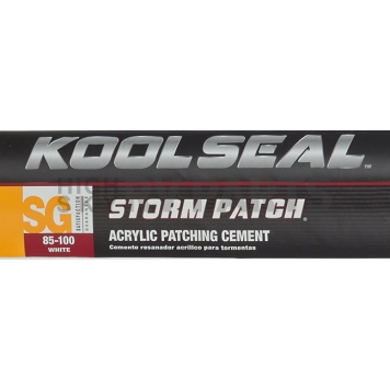 KST Coating Storm Patch RV Roof Sealant 10.5 oz Tube White-1
