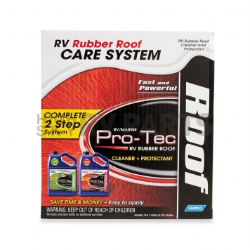 Camco Pro-Tec Rubber Roof Care System - Pro-Strength-1