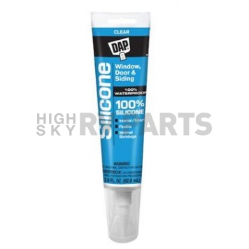 DAP Adhesive Sealant 2.8 oz. Clear Indoor or Outdoor Use-1