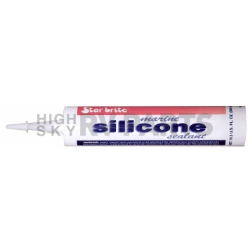 Star Brite Marine Adhesive Silicone Sealant 10.3 oz White-2