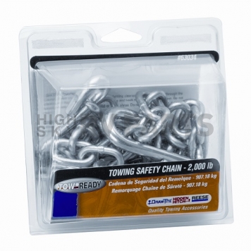 Reese 72 inch Trailer Safety Chain and 2 Quick Hooks 2000 Lbs - 63034-3