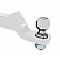 Tow Ready Trailer Hitch Ball - 2 Inch with 1 Inch Shank - 63909 