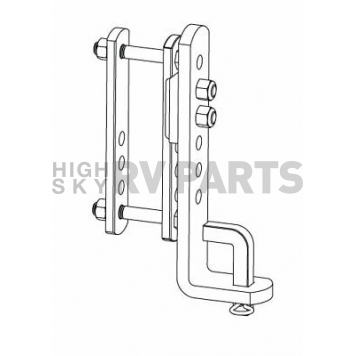 FastWay 92-00-1033 Weight Distribution Hitch - 10000 Lbs-4