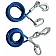 Roadmaster Trailer Safety Cable 68'' With Single Snap Hook Coiled 6000 Lbs - Set Of 2