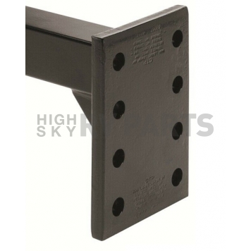 Tow Ready 12K Pintle Hook Mounting Plate - 2 inch Receiver 7-5/8 inch Shank - 63057-3