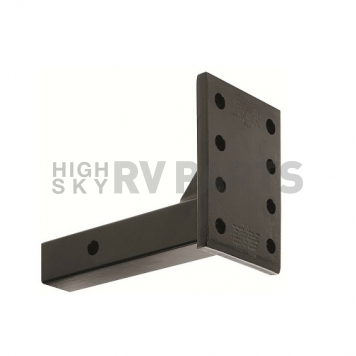 Tow Ready 12K Pintle Hook Mounting Plate - 2 inch Receiver 7-5/8 inch Shank - 63057-4