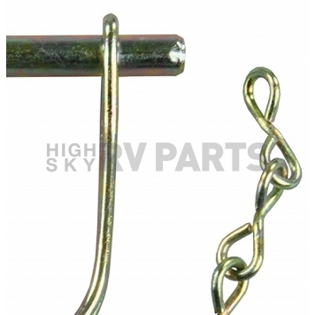 JR Products Trailer Coupler Safety Pin Clip 1/4 inch Diameter x 1-3/8 inch Usable Length-3