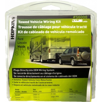 Towed Vehicle Wiring Kit Custom Fit Plug and Play-4