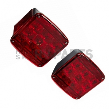 Grote Industries Trailer Stop/ Tail/ Turn/ Side-Rear Reflector LED Red Rectangular-3