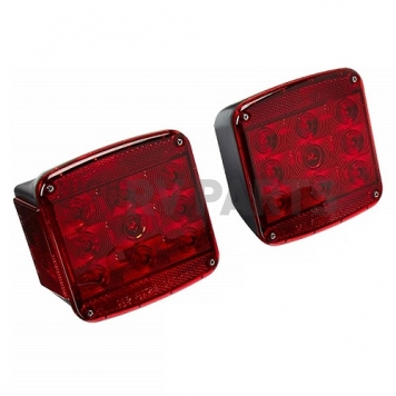 Grote Industries Trailer Stop/ Tail/ Turn/ Side-Rear Reflector LED Red Rectangular-4