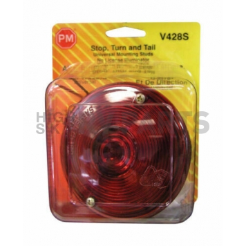 Peterson Mfg. Trailer Stop/ Turn/ Tail Light Incandescent Round Red 3-3/4 inch-5
