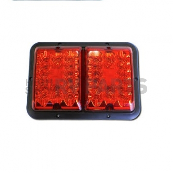 Bargman Trailer Stop/ Tail/ Turn Light Red LED Bulb Rectangular-3
