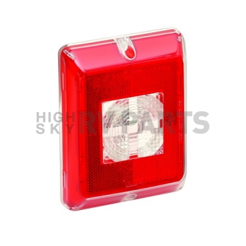 Bargman Trailer Stop/ Tail/ Turn Light Red LED/ Incandescent Bulb Rectangular-3