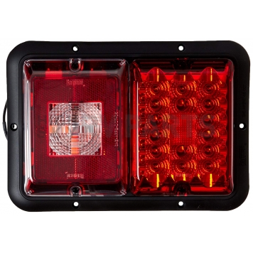 Bargman Trailer Stop/ Tail/ Turn Light Red LED/ Incandescent Bulb Rectangular-1